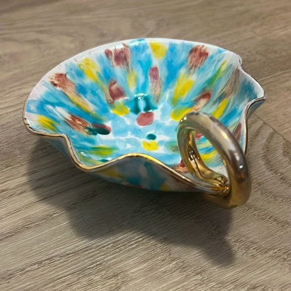 Vintage Italian Ceramic signed and Numbered Trinket Dish - Picture 3 of 4